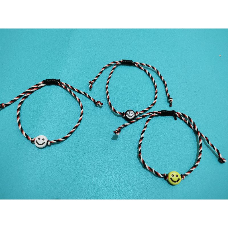 Gelang Tridatu smile/ Gelang serut tridatu/ gelang seunho smile