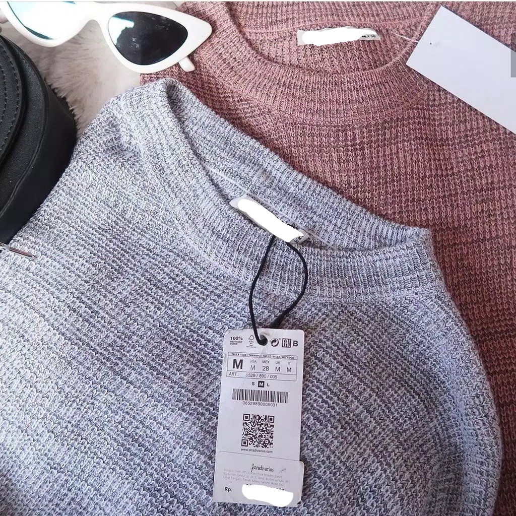 Vanish Knit Sweater Knited Boxy Twist