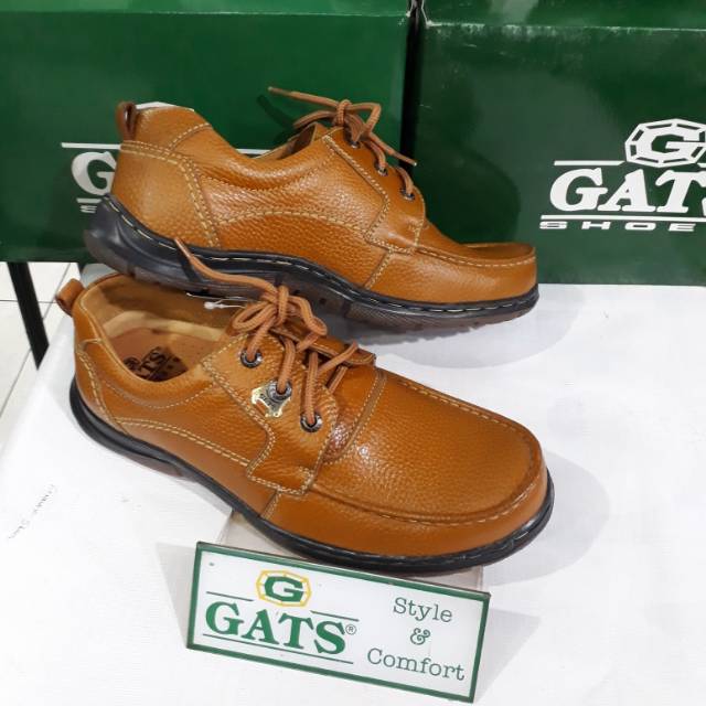 Sepatu pantofel casual tali GATS BR-5505 Original