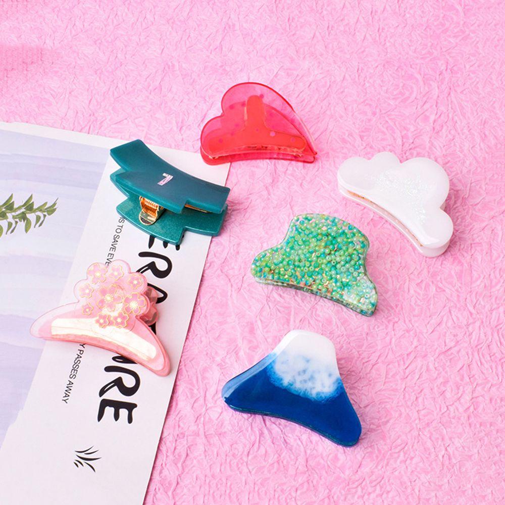 Suyo Cetakan Silikon Handmade Jepit Rambut Grasping Clip UV Kristal Epoxy Hair Clamp