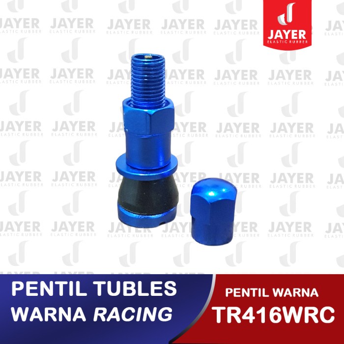 PENTIL TUBLES WARNA / PENTIL BAN MOTOR TUBLES RACING TR.416.WRC - Biru
