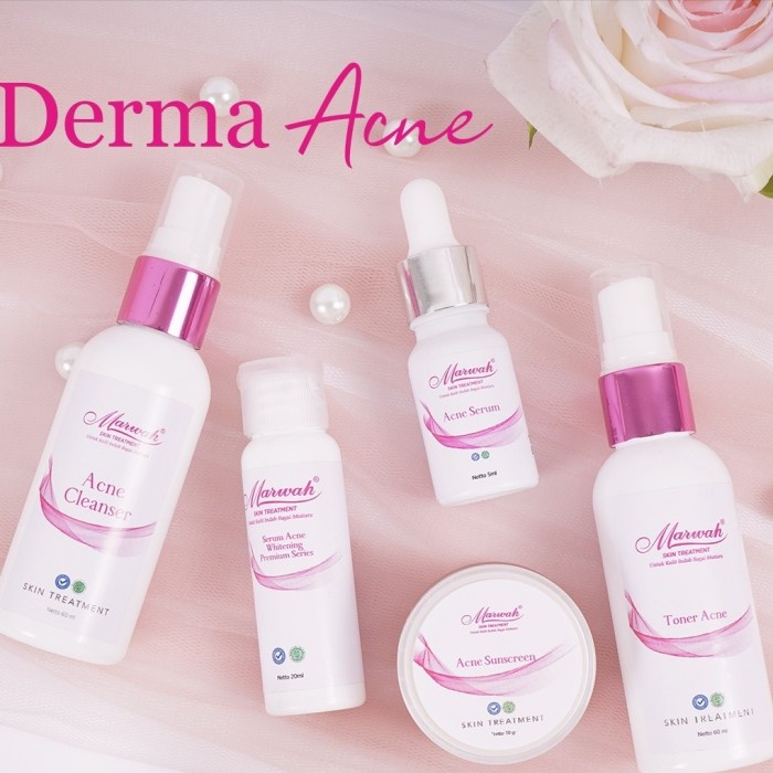 PAKET SKINCARE MARWAH DERMA ACNE