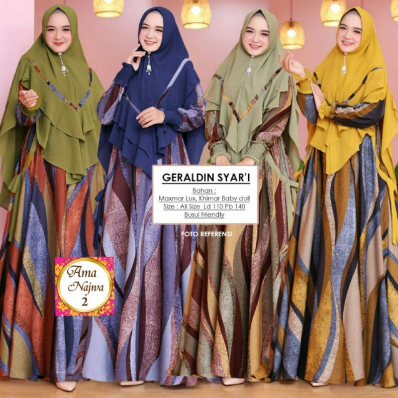 Restok..Geraldine set syar'i