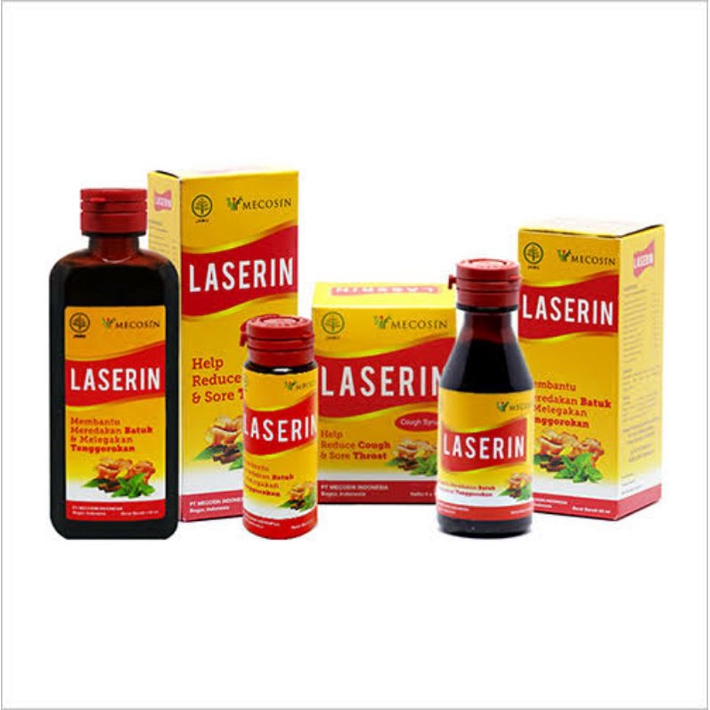 Laserin Obat Batuk 110ml/60ml - Obat batuk herbal