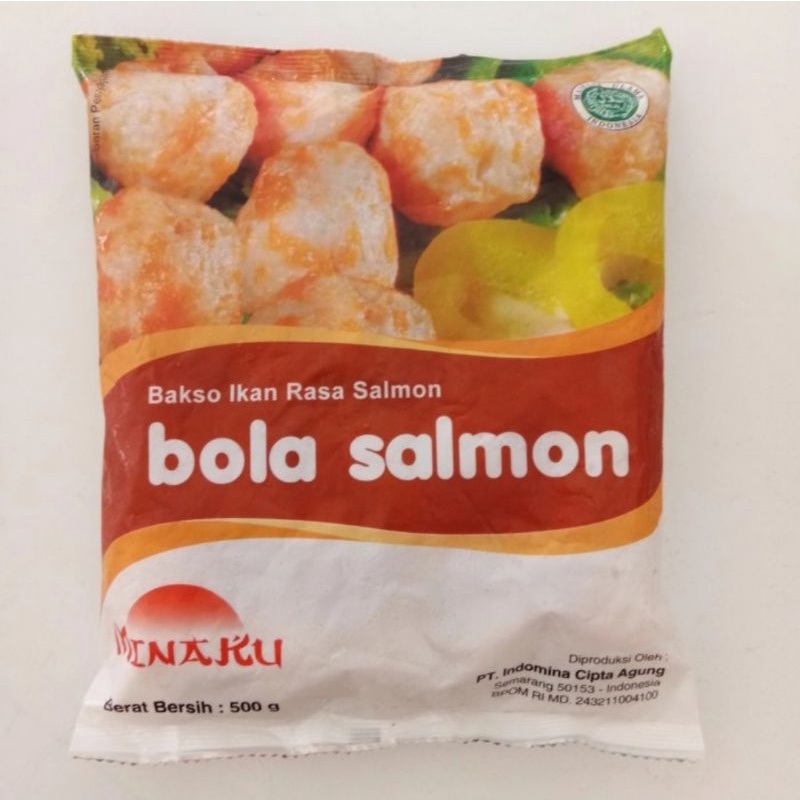 

Minaku Bola Salmon 500gr Bogor Frozen