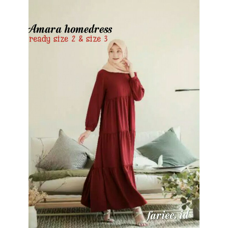 Amara Gamis/homedrees polos/gamis Rayon