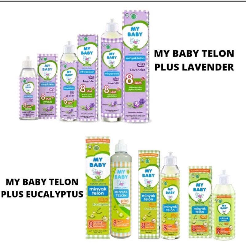 MY BABY Mybaby Nonikmonik Minyak Telon Plus Eucalyptus Lavender Longer 85ml 85 ml / 145ml 145 ml /60ml 60 ml