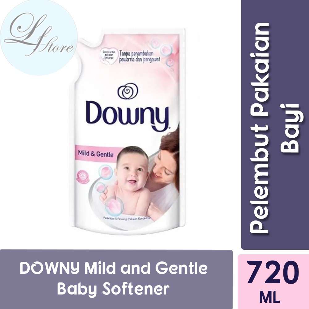 DOWNY Mild and Gentle 720ml Baby Softener Pelembut Pakaian Bayi