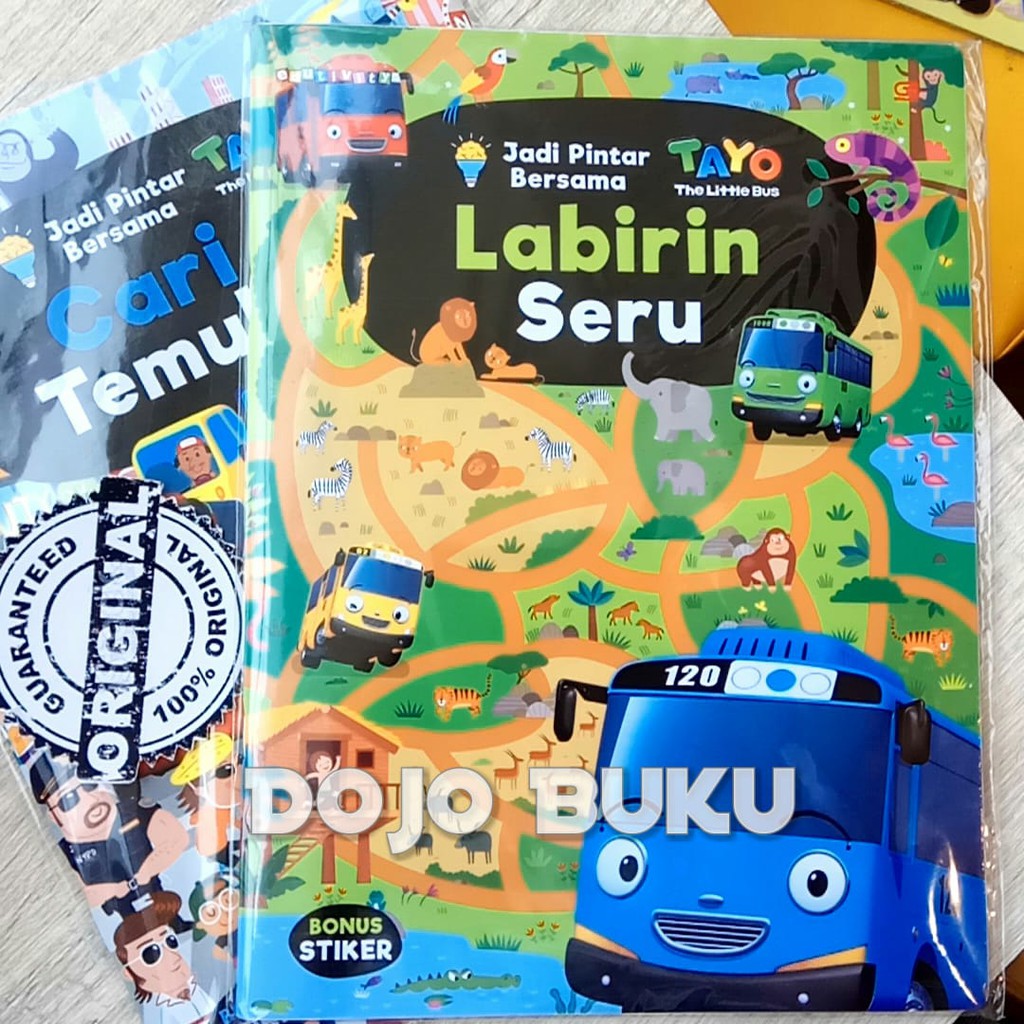 Seri Jadi Pintar Bersama Tayo The Little Bus