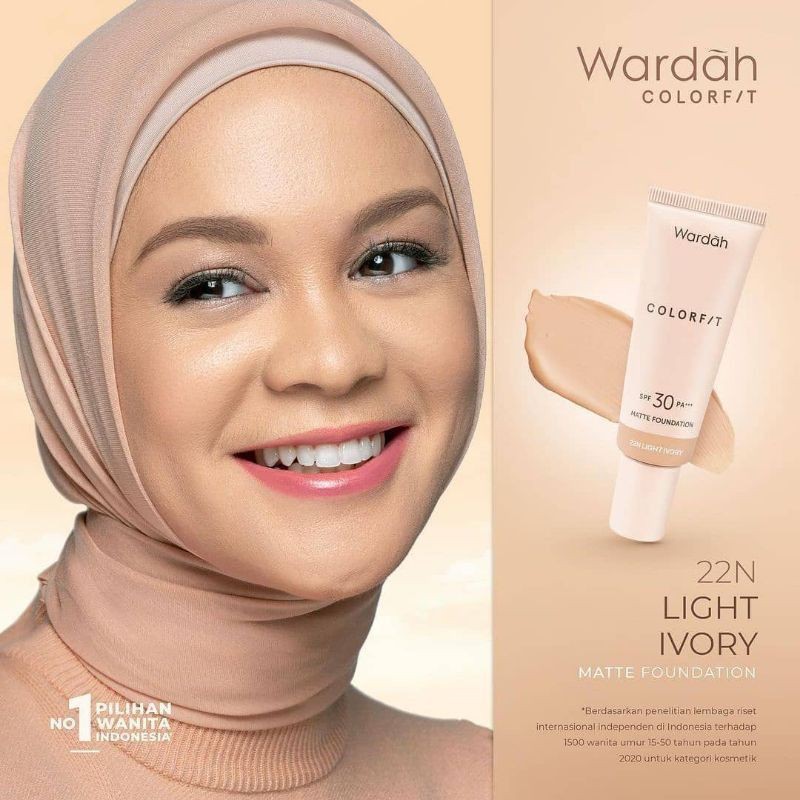 Wardah Colorfit Matte Foundation SPF30 PA +++ 25ml