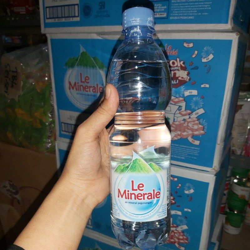 

le mineral botol 600 ml