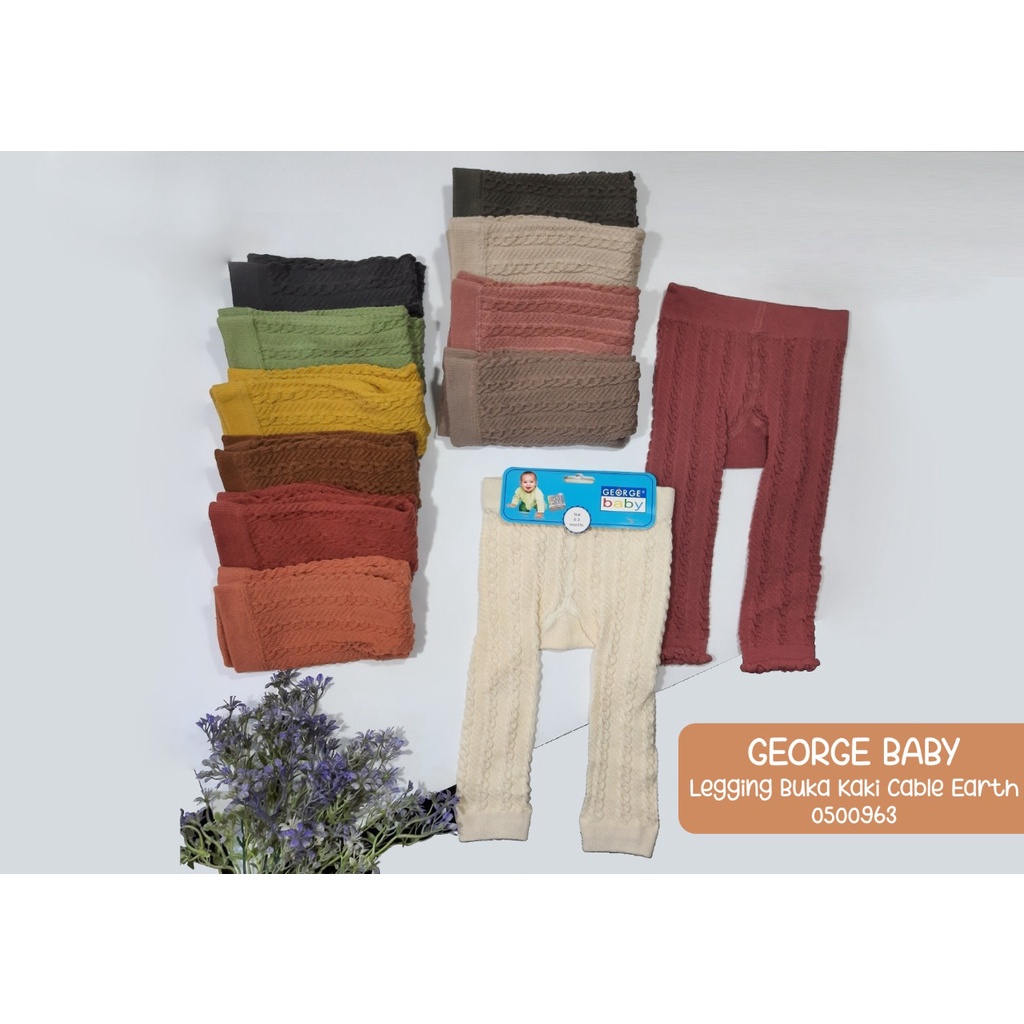 George Baby Legging Buka Kaki / Tutup Kaki