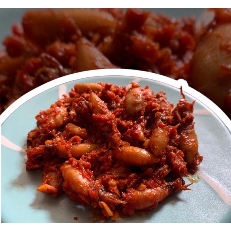 Sambal Cumi Asin Balado 150gr Balado Cumi Pedas Shopee Indonesia