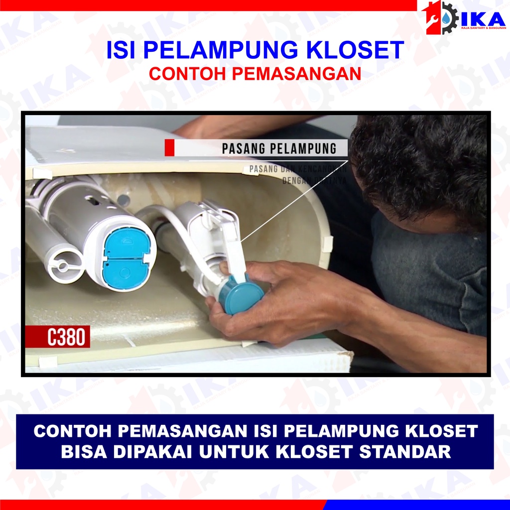 Pelampung Closet duduk Universal pelampung toilet pelampung kloset / Pelampung Air Kloset Duduk I Tangki Closet Toilet Set I Pembuangan Air