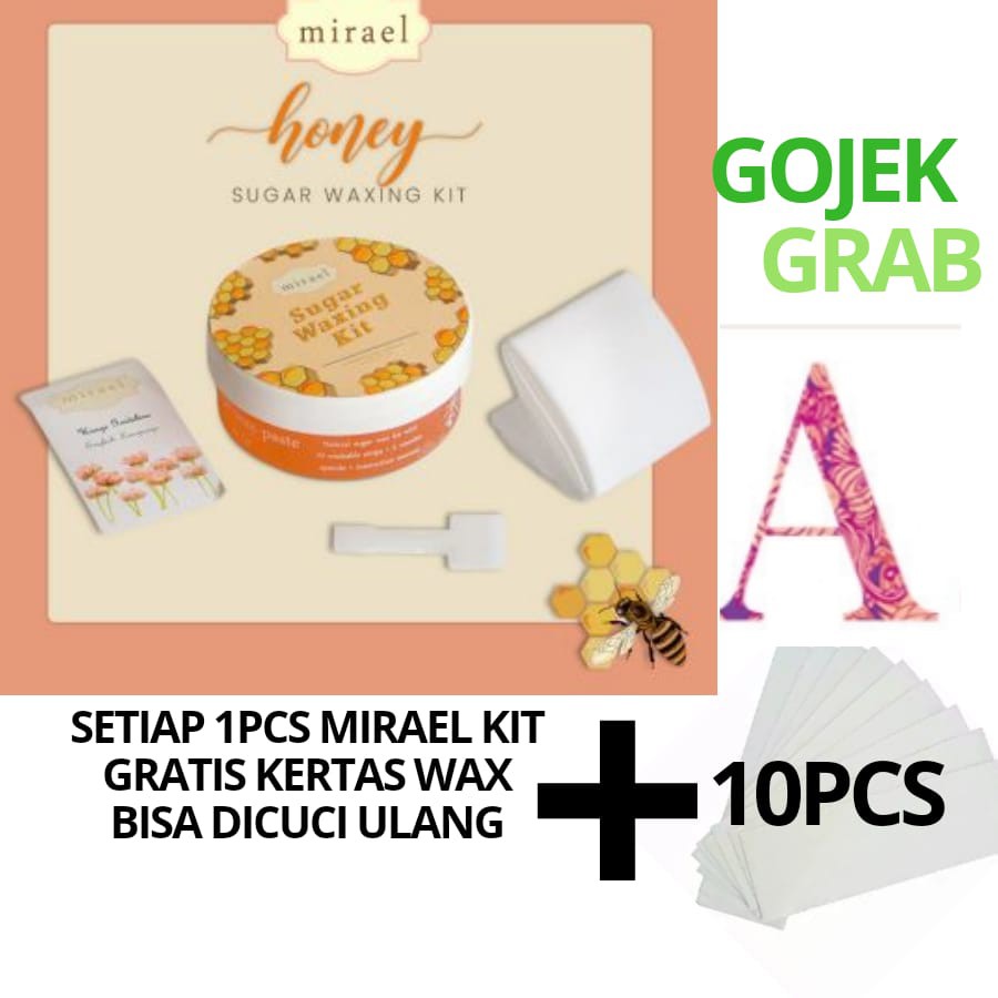 mirael sugar waxing pencabut perontok penghilang rambut tangan kaki tubuh