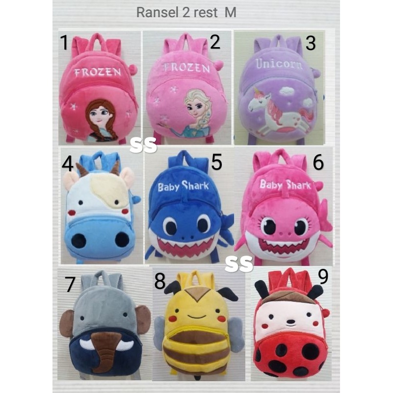 Gro::Sir  Tas Anak Sekolah Tk Trolley Lampu + Musik Lol - Uni Tas Ransel Anak Frozen Unicorn Hipp