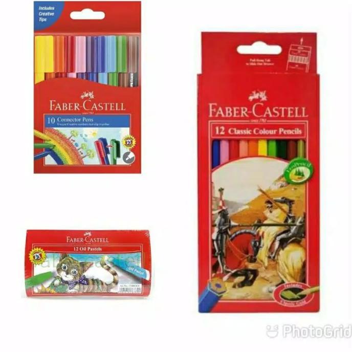 

Paket Bundling Connector pen 10 + Crayon 12 + Pensil warna 12 L