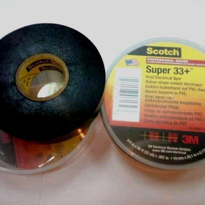 

ORIGINAL 3M SCOTCH SUPER 33+ - VINYL ELECTRICAL TAPE - ISOLASI LIST