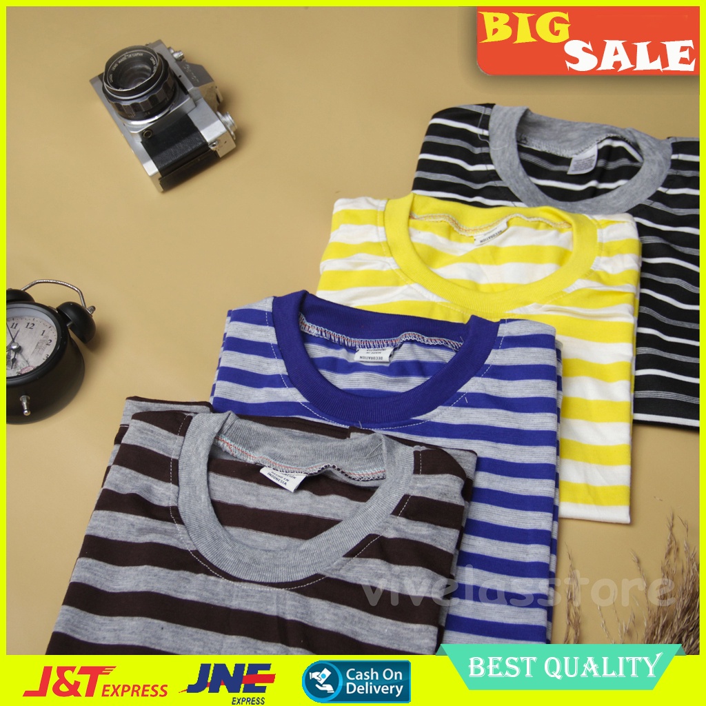 KAOS SALUR ANAK PAKAIAN BAJU STRIP STRIPE HARIAN SANTAI OSHKOSH ANAK ANAK COWOK LAKI LAKI BAYI MURAH