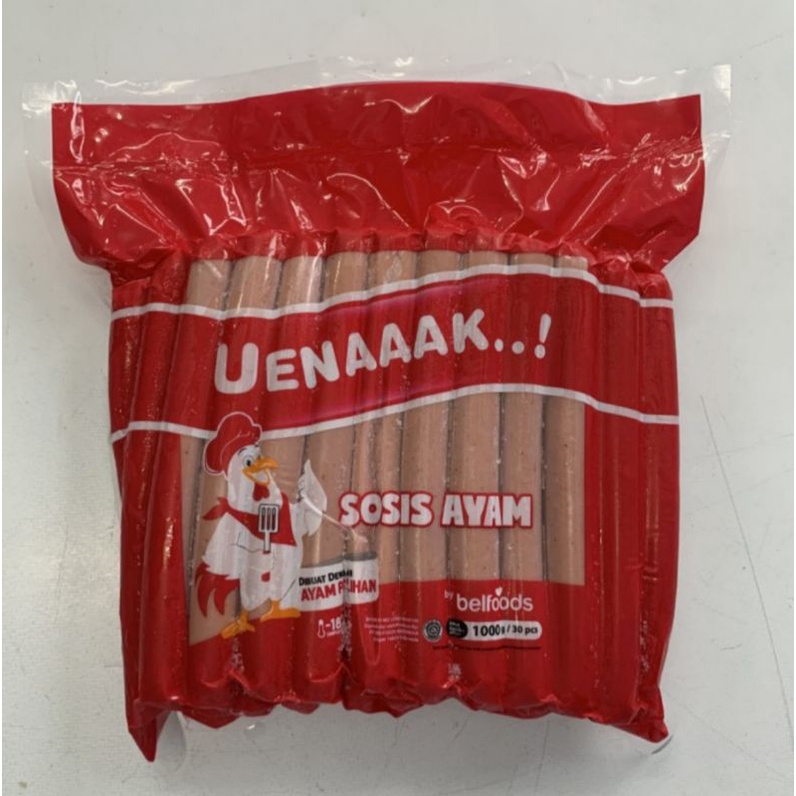 

Belfoods Sosis Ayam 1 Kg 30s