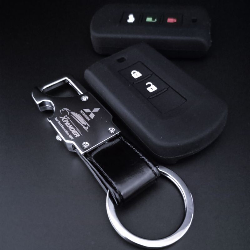 Gantungan kunci kulit Mobil MITSHUBISHI XPANDER  premium