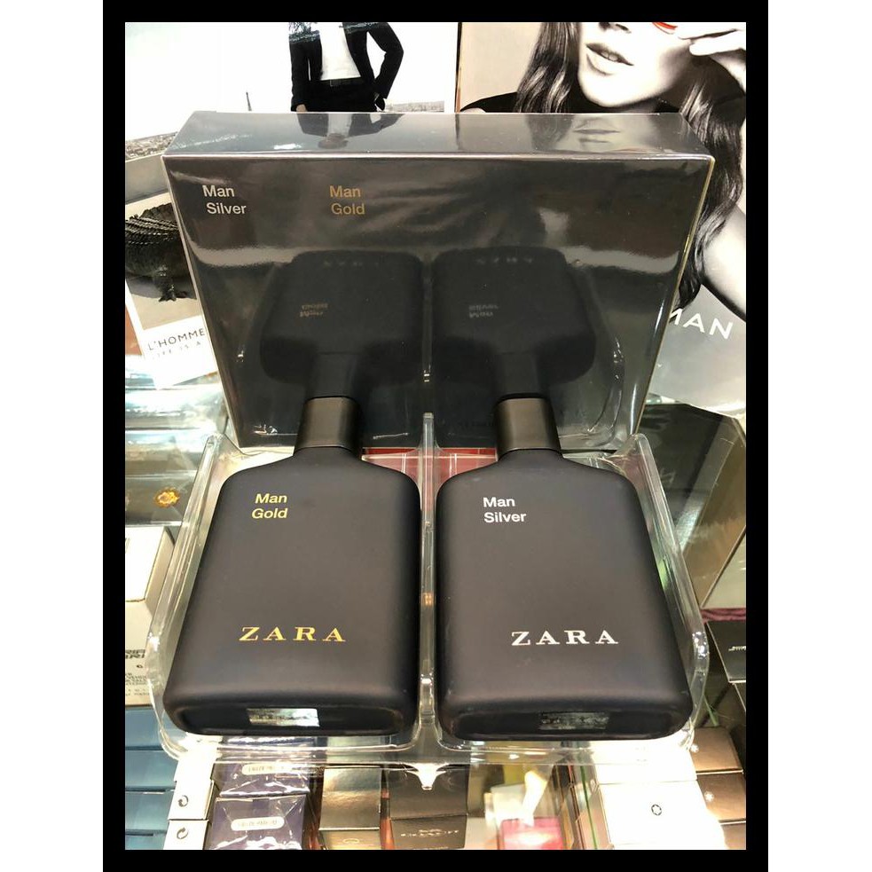 ORIGINAL PARFUM ZARA MAN SILVER DAN ZARA MAN GOLD ISI 2PCS