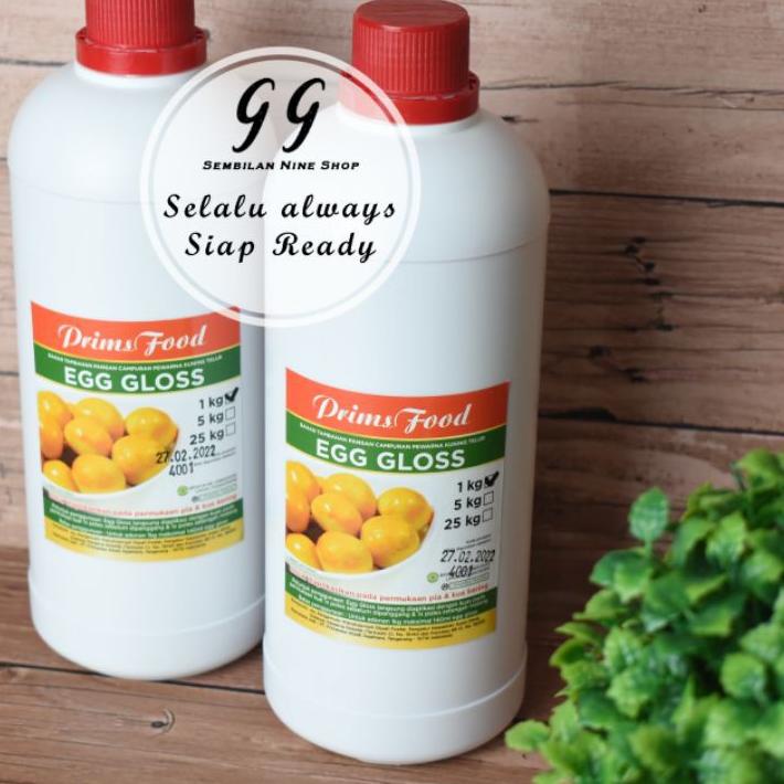 

➽ Prims Food EGG GLOSS 1 KG Pengganti Kuning Telur Pengkilap Kue Kering ✵
