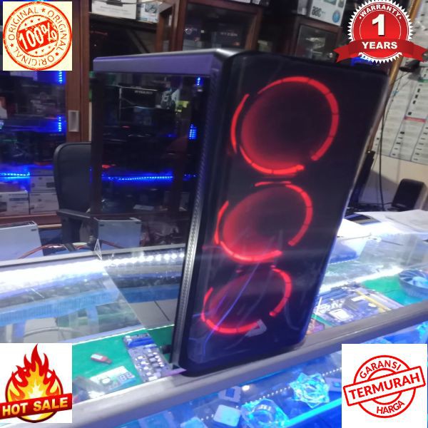 Terlaris PC - CPU GAMING RAKITAN RYZEN 5 2400G HDD 500GB RAM 8GB DDR4 NEW