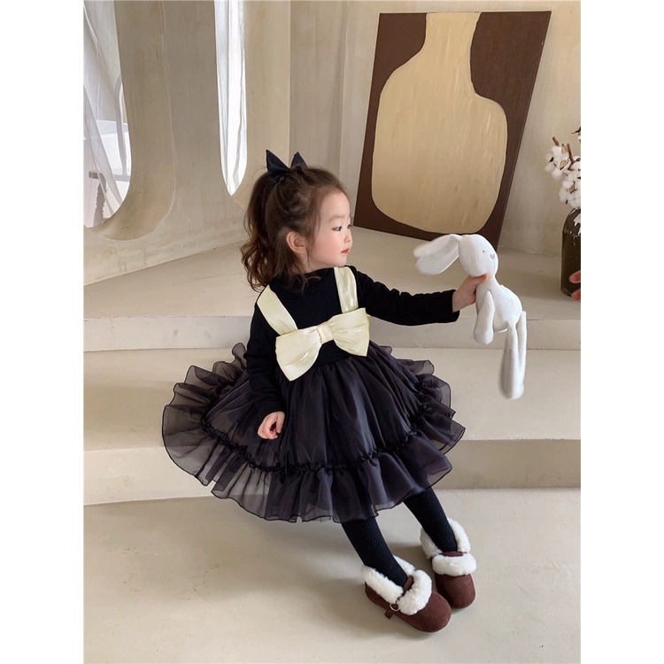 Rose Dress Korea 1-4 TAHUN - Fashion Baby Korean Dres Bayi Style Kualitas Import premium Overall Dress Anak Perempuan