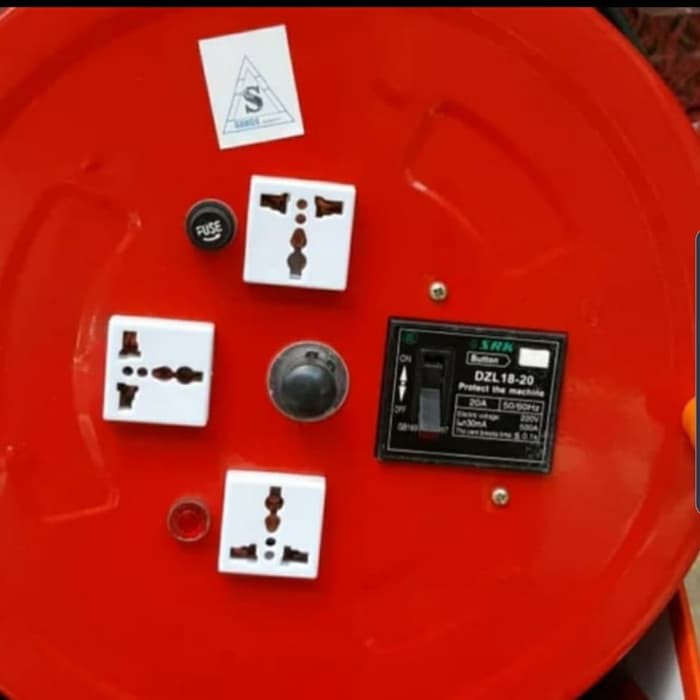 Kabel gulung Stop Kontak - Cable Reel 50 Meter Kabel Roll
