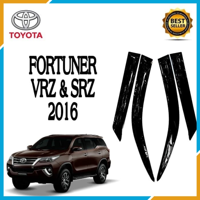 VARIASI Talang air mobil fortuner 2016 VRZ & SRZ model slim