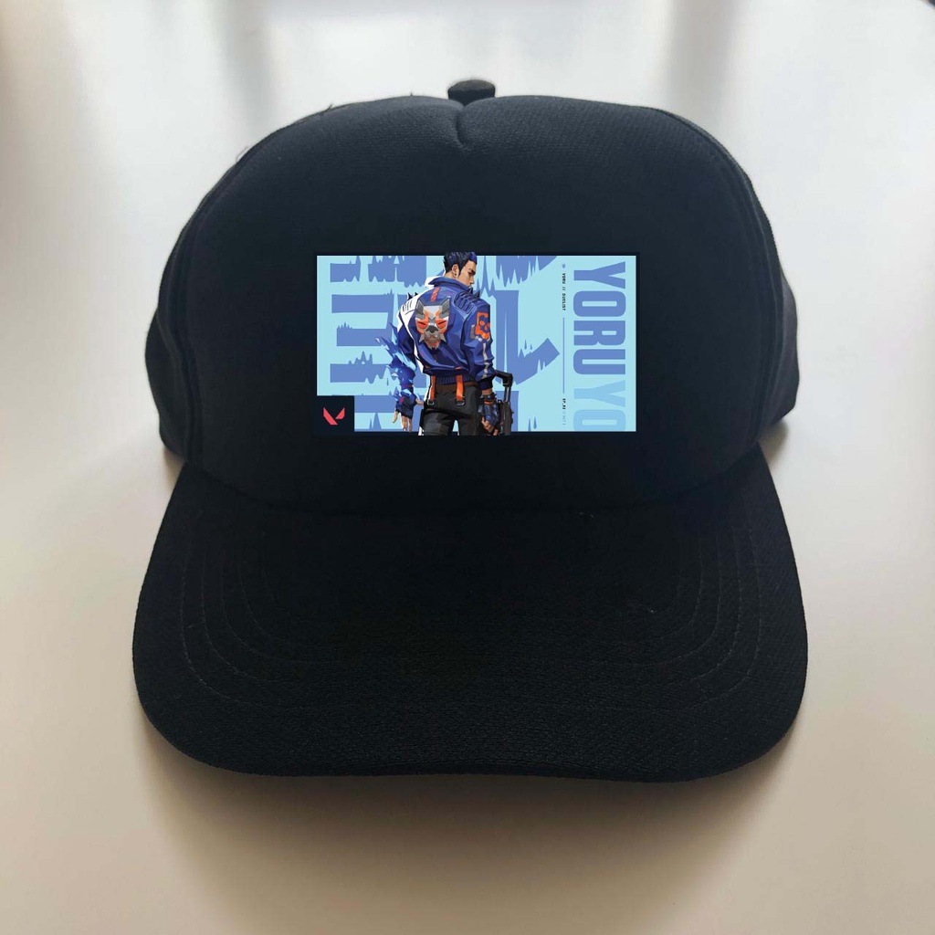 topi baseball  premium desain valorant yoru