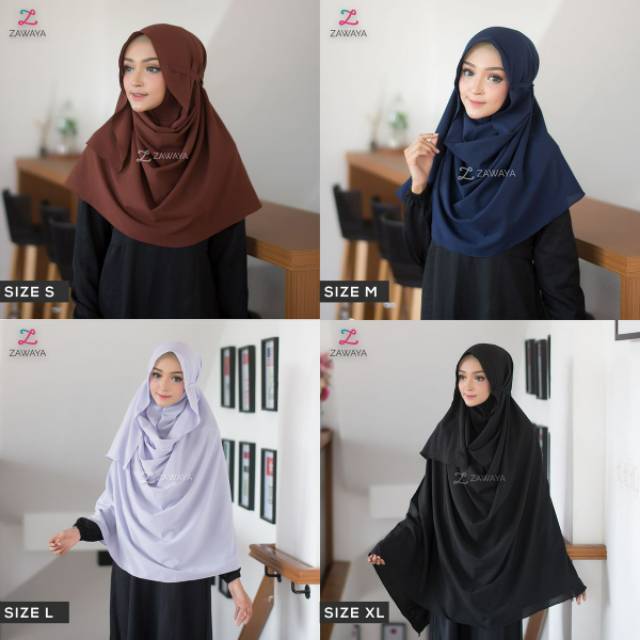 Pasthan Instan Razana Khimar Tali by Zawaya Hijab Original