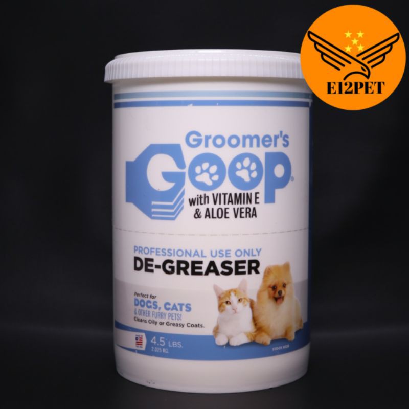 DE GREASER GROOMERS GOOP 2,02kg Kucing & Anjing With Vitamin E & Aloe Vera