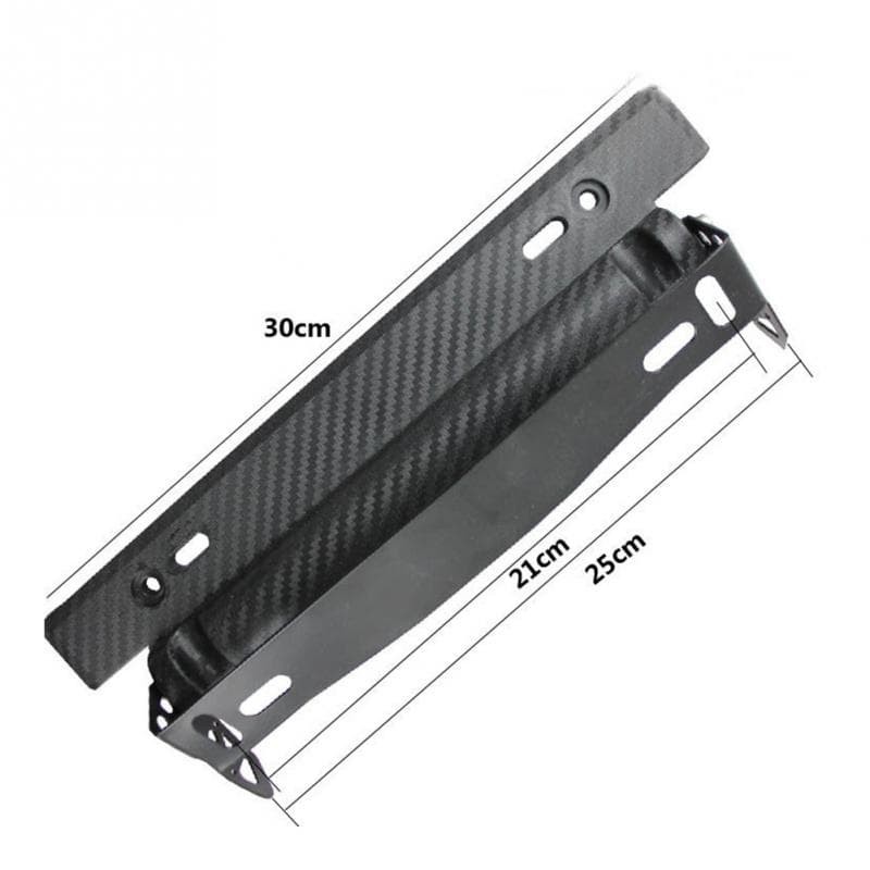 TATAKAN PLAT NOMOR MOBIL JEPIT MURAH/ BRACKET PLAT NOMOR JDM CARBON ADJUSTABLE