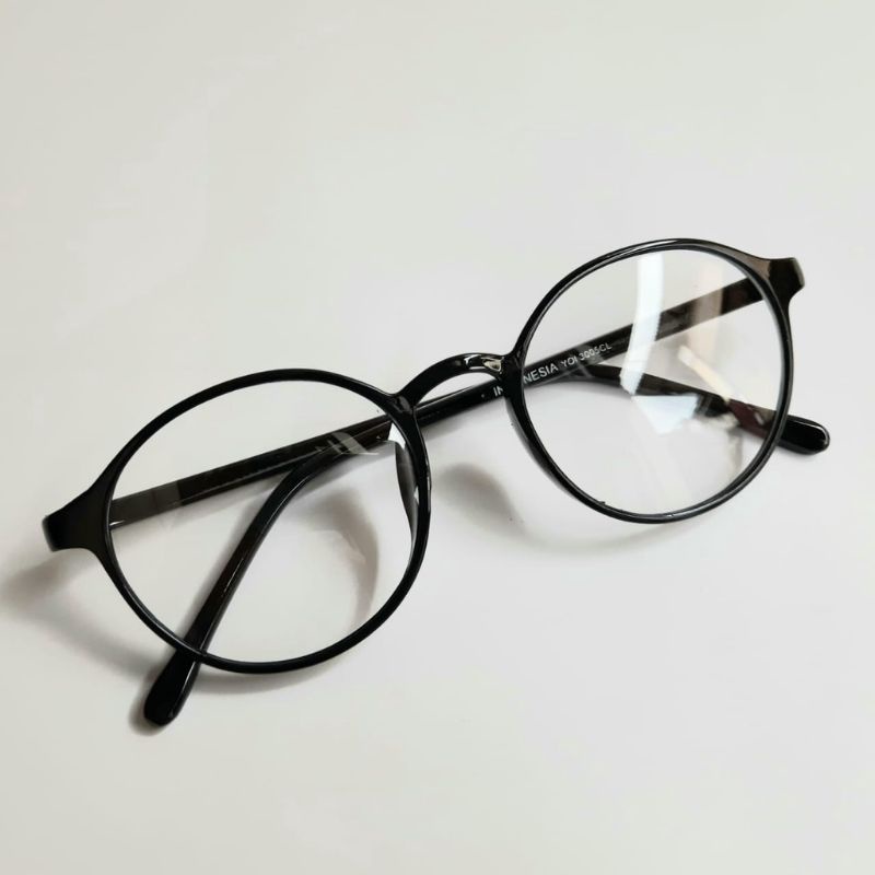 NEW kacamata normal antiradiasi oval pria dan wanita