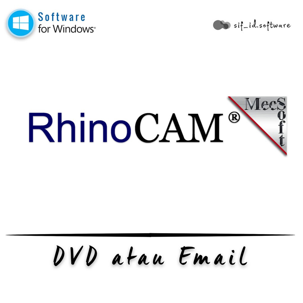 Jual RhinoCAM 2018 untuk Rhino6 atau Rhino5 DVD atau Link Download Shopee Indonesia