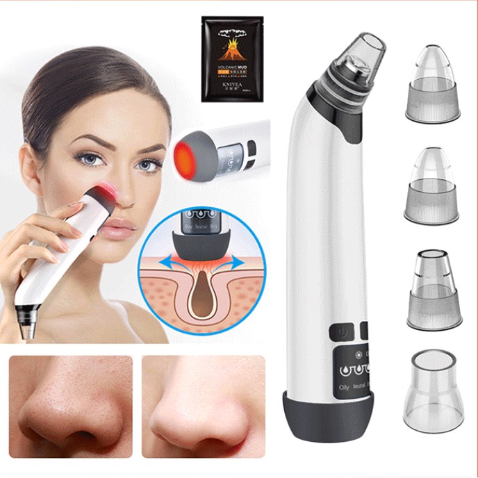 Alat Pembersih Komedo Penyedot Komedo Listrik Wajah Jerawat Pori Cleaner Vakum BlackHead Remover