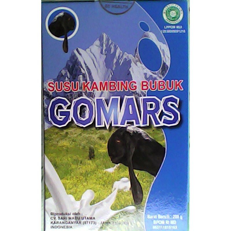 PROMO Gomars Susu Kambing Etawa - BPOM dan ED terbaru - Asli Original Murni Sedikit Gula