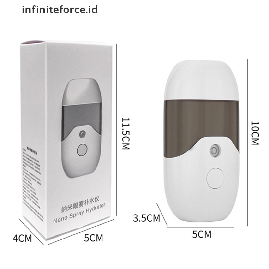 (infiniteforce.id) Humidifier / Steamer Wajah Nano Spray Mini 50ML