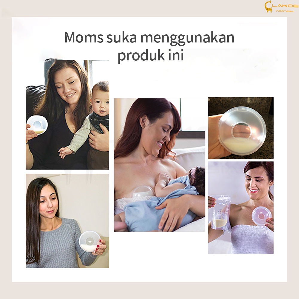 LAKOE  1PCS Wadah Penampung Asi Silikon / Breastpad Saver Shield/ Breast Milk Collector