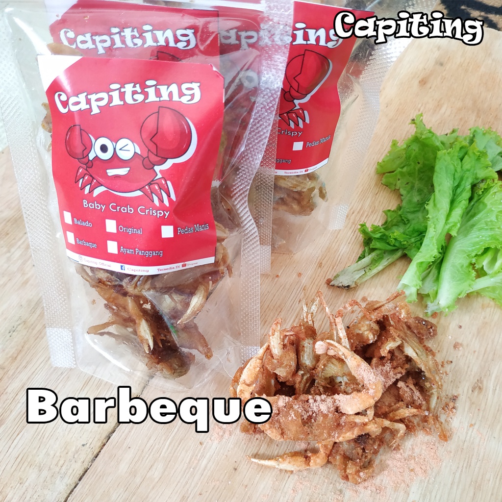 

CAPITING Baby Crab Crispy Rasa Barbeque BERGIZI Gurih Lezat Bikin Ketagihan