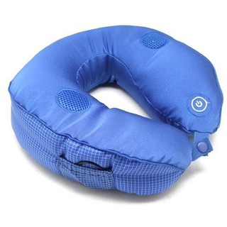  Bantal Leher Pijat  Musik MP3 Travel Pillow Massage 