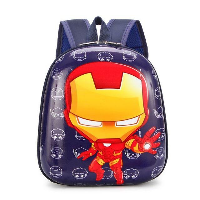 Tas Ransel Telur Sekolah Anak TK / PAUD - Tas Sekolah Anak Karakter PVC Karakter Cowok - Superheroes M0172-