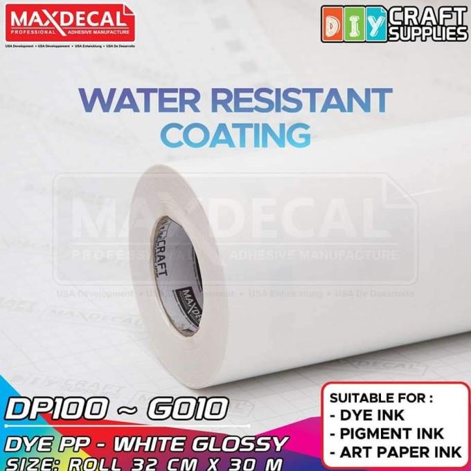 

Stiker Vinyl Inkjet Putih Glossy Coating A3 Roll to Roll 32cm x 30m