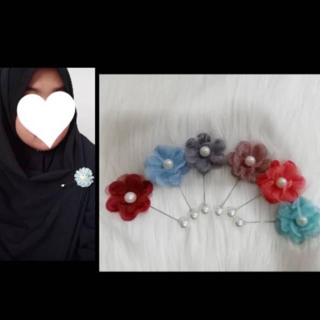 Tuspin bunga , tuspin mutiara, tuspin kekiniann, tuspin cantik,tuspin flower