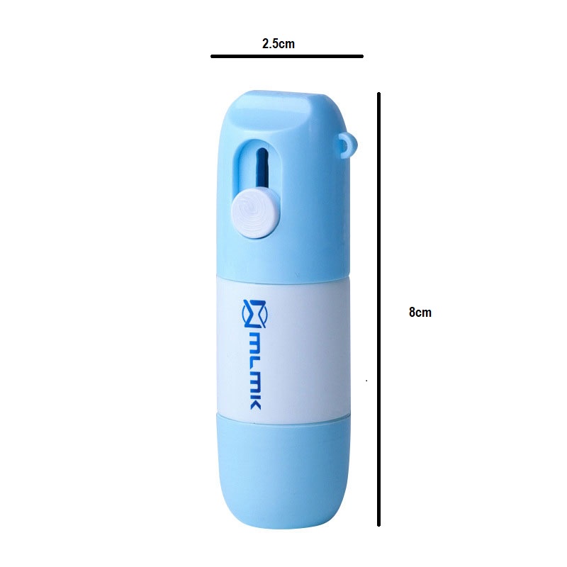 PENGHAPUS LABEL DENGAN CUTTER PREMIUM 2 IN 1 UNTUK RESI DAN STRUK 10ML THERMAL PAPER CORRECTION PELINDUNG IDENTITAS PAKET