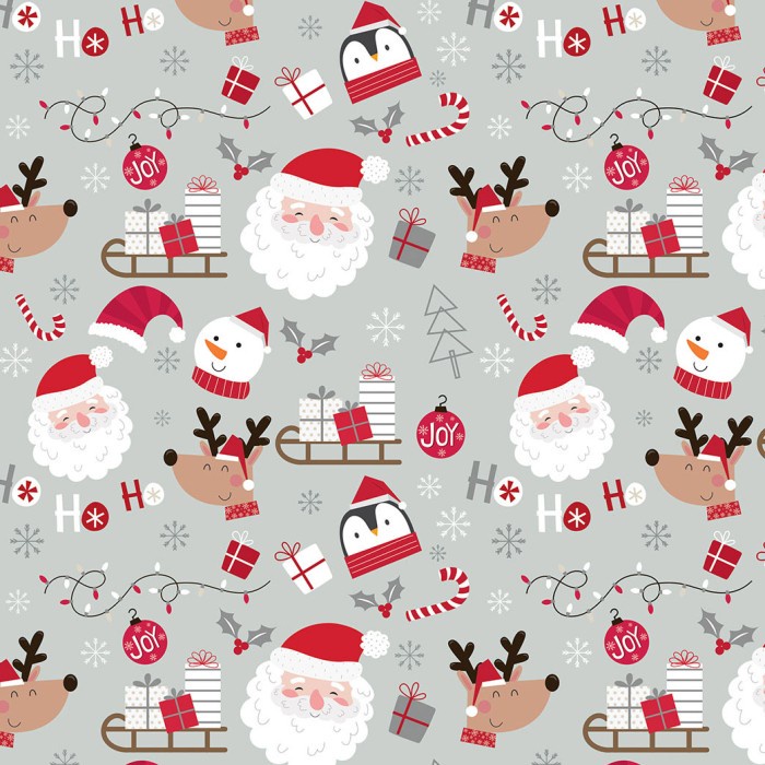 

Kertas Kado Natal Harvest / Wrapping Paper Xmas Wonderland - Grey