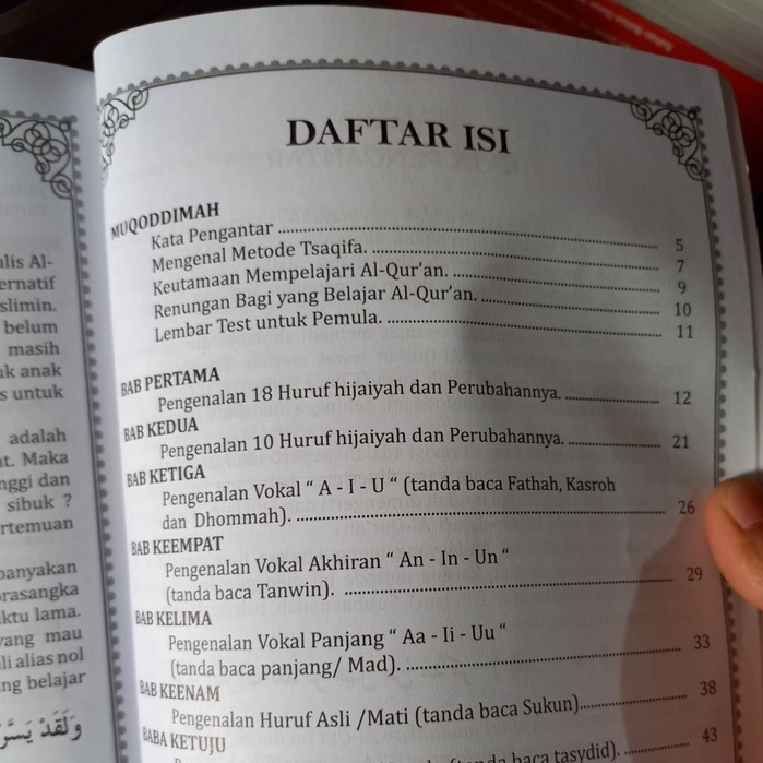 Buku TSAQIFA Edisi Revisi Cara Cepat dan Mudah Belajar Membaca Al Quran Umar Taqwim Adz Dzikir