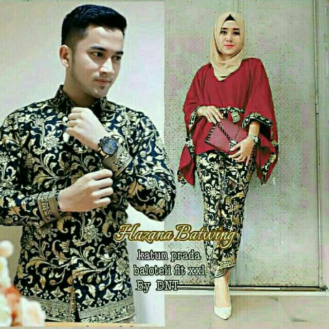 COUPLE HAZANA BATWING || COUPLE LAZADA BATWING  || SETELAN RnB HAZANA BATWING